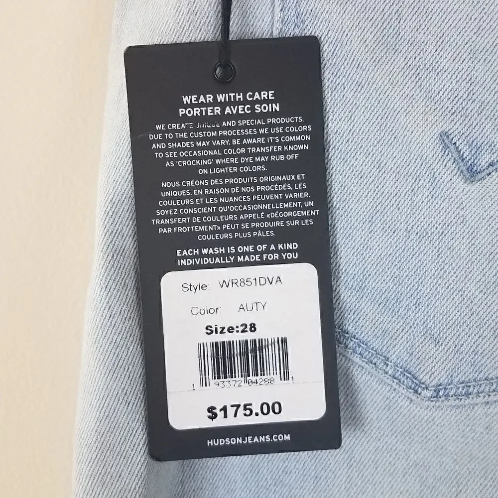 Hudson Lulu Denim Skirt Size 28